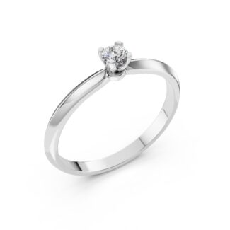 Каблучка Солітер (4) 0.20ct
