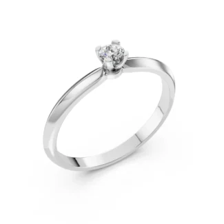 Каблучка Солітер (4) 0.10ct