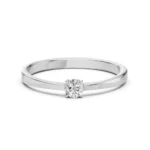 Каблучка Солітер 0.20ct — фото 3