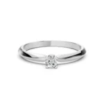 Каблучка Солітер (4) 0.15ct — фото 3