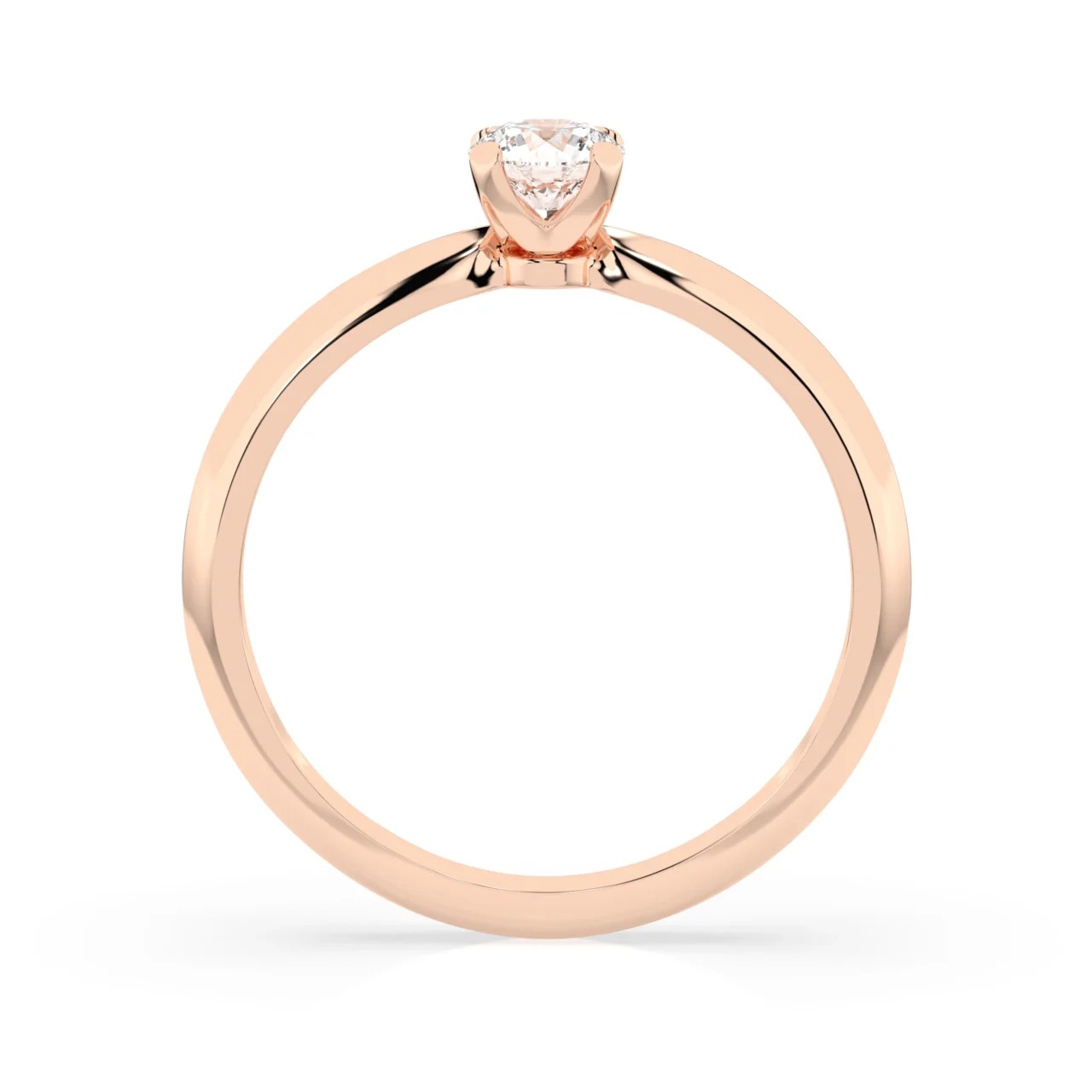 Каблучка Солітер (4) 0.25ct — фото 8