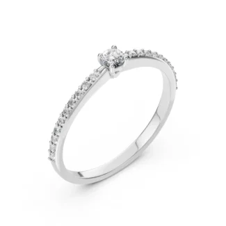 Каблучка Солітер Вічність 0.26ct