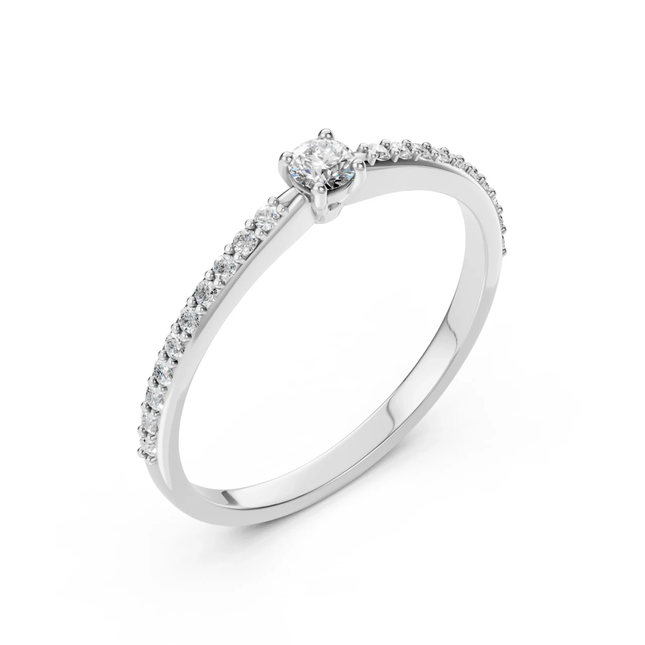Каблучка Солітер Вічність 0.26ct