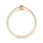 Каблучка Солітер Вічність 0.26ct — фото 8