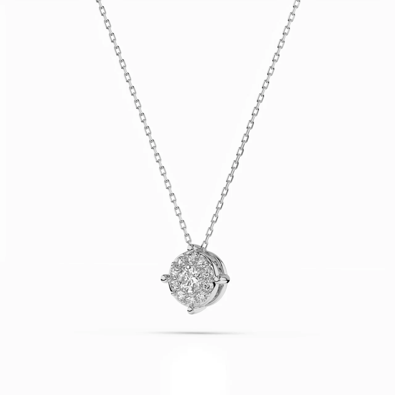 Кольє Солітер Вічність 0.11ct — фото 2