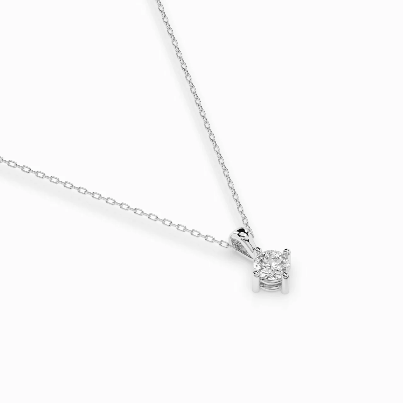Кольє Солітер 0.10ct — фото 3