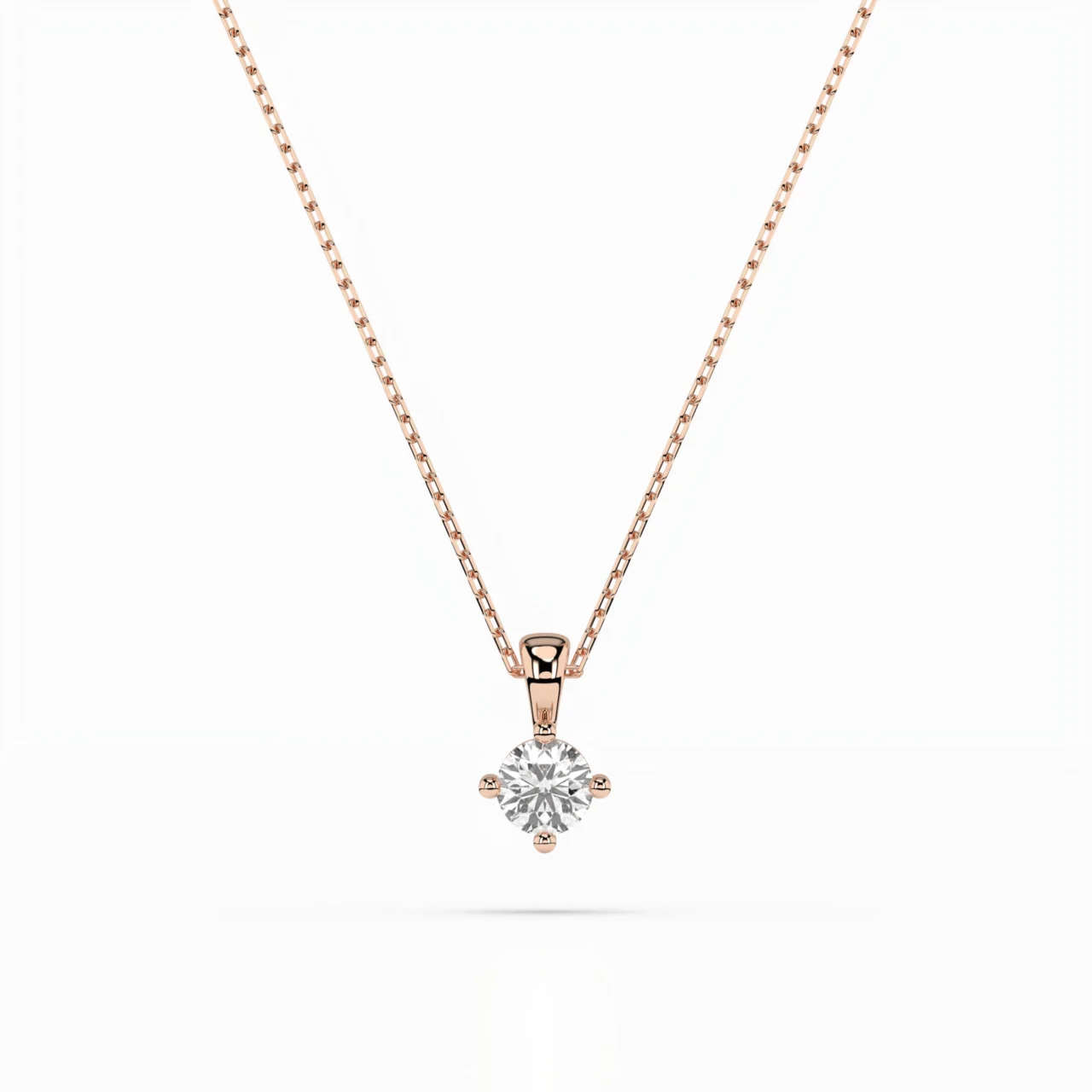 Кольє Солітер 0.10ct — фото 7
