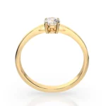 Каблучка Солітер 0.25ct — фото 5