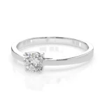 Каблучка Солітер 0.30ct — фото 3