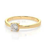 Каблучка Солітер 0.30ct — фото 6