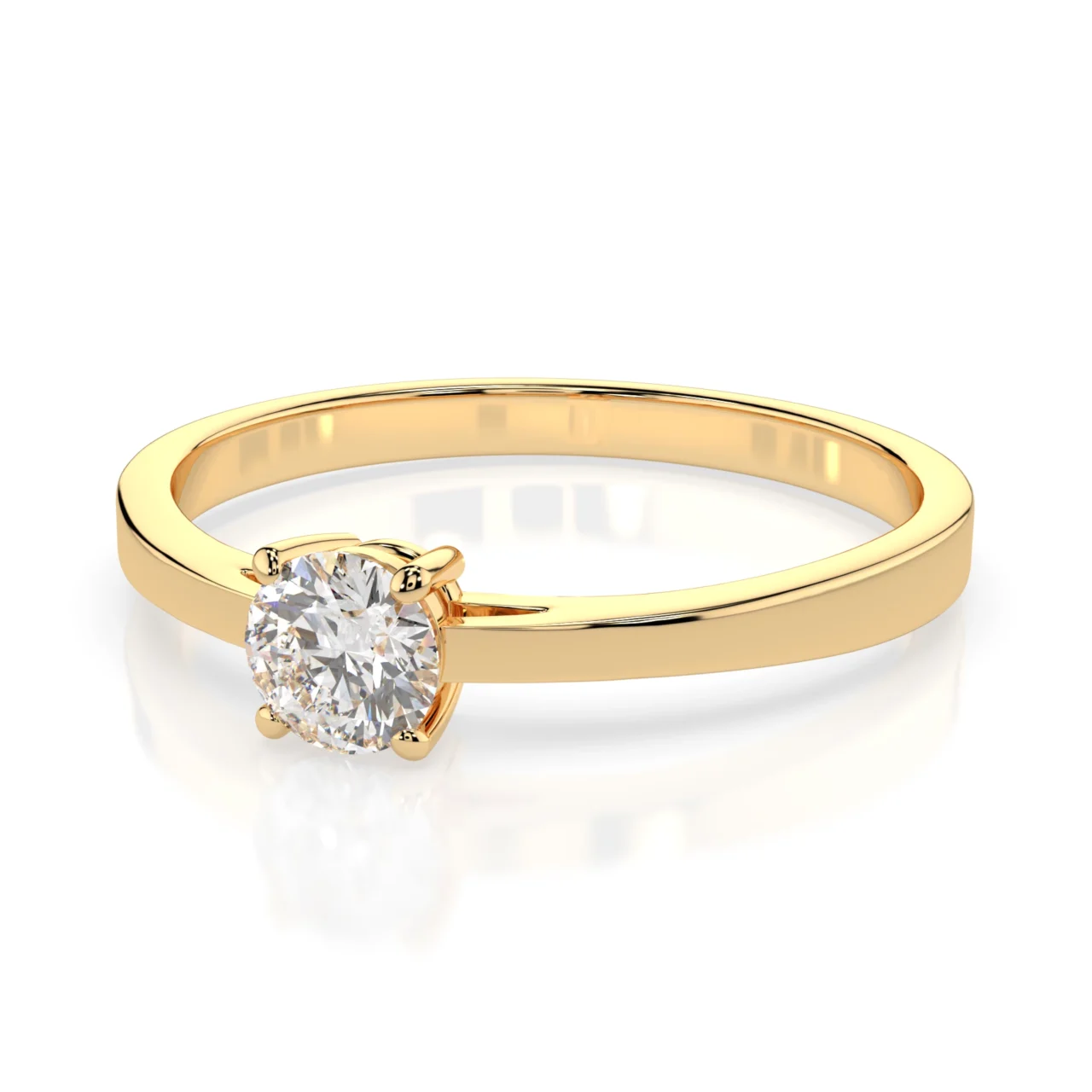 Каблучка Солітер 0.30ct — фото 6