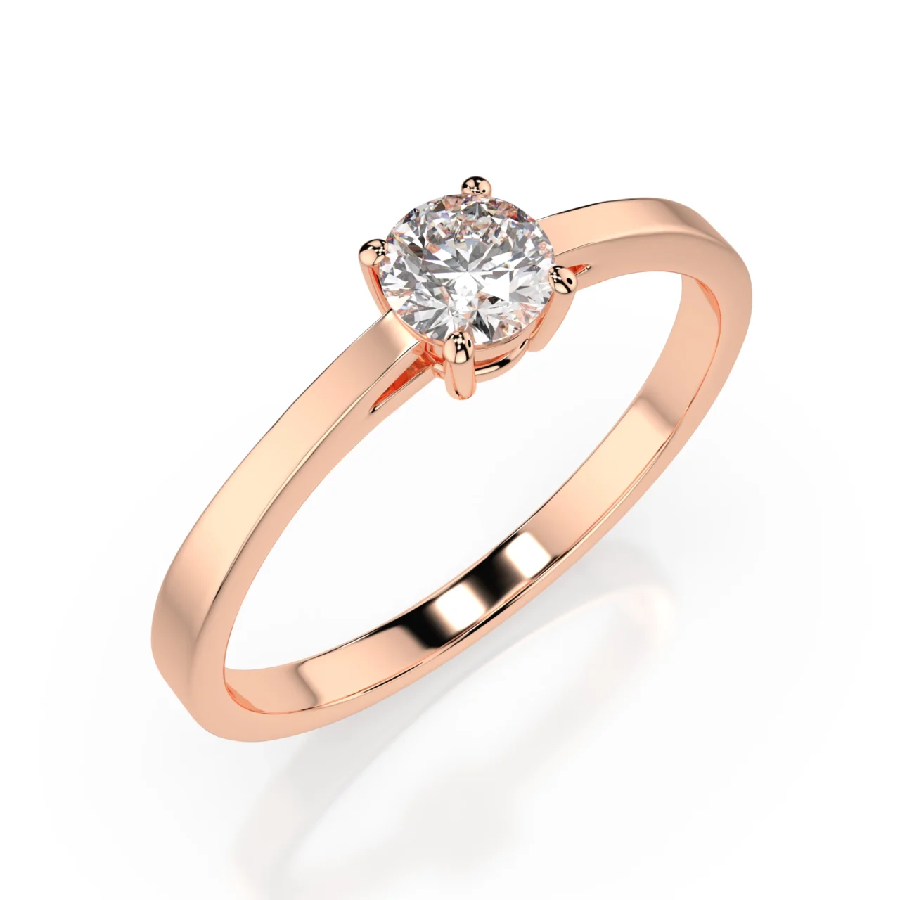 Каблучка Солітер 0.30ct — фото 7