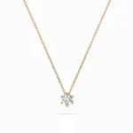 Кольє Солітер 0.15ct — фото 4