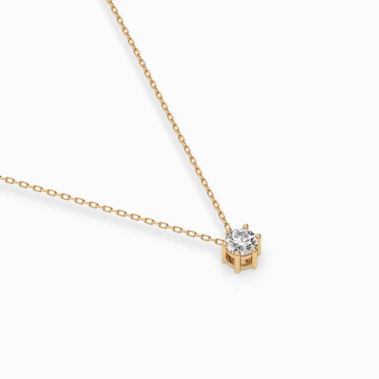 Кольє Солітер 0.15ct — фото 6