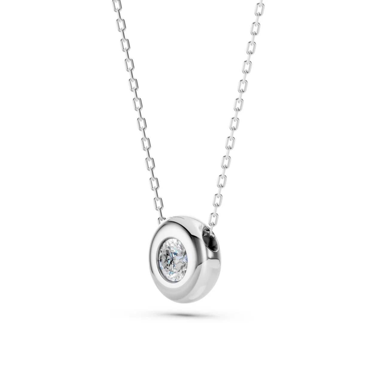 Кольє Солітер 0.15ct — фото 2