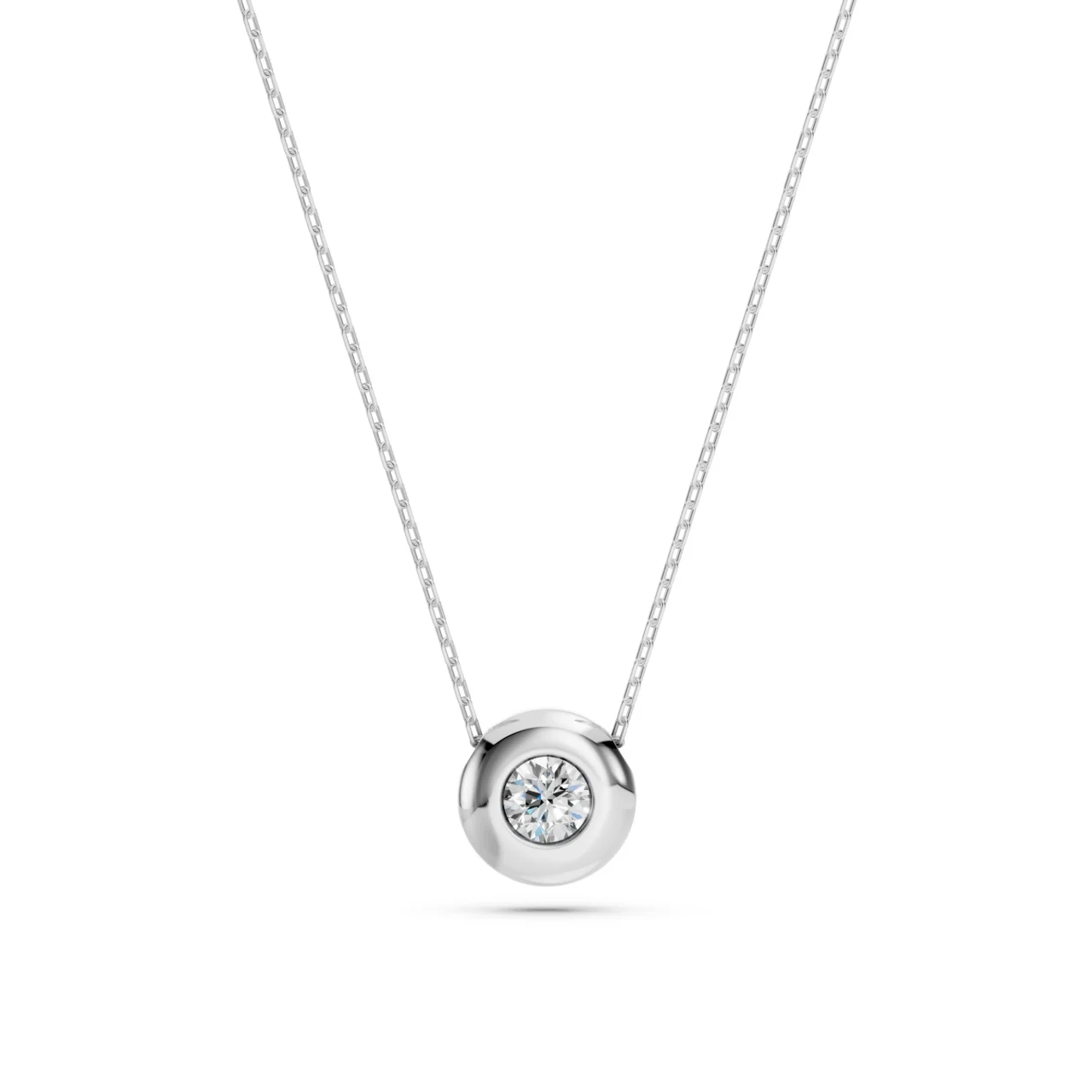 Кольє Солітер 0.15ct — фото 3