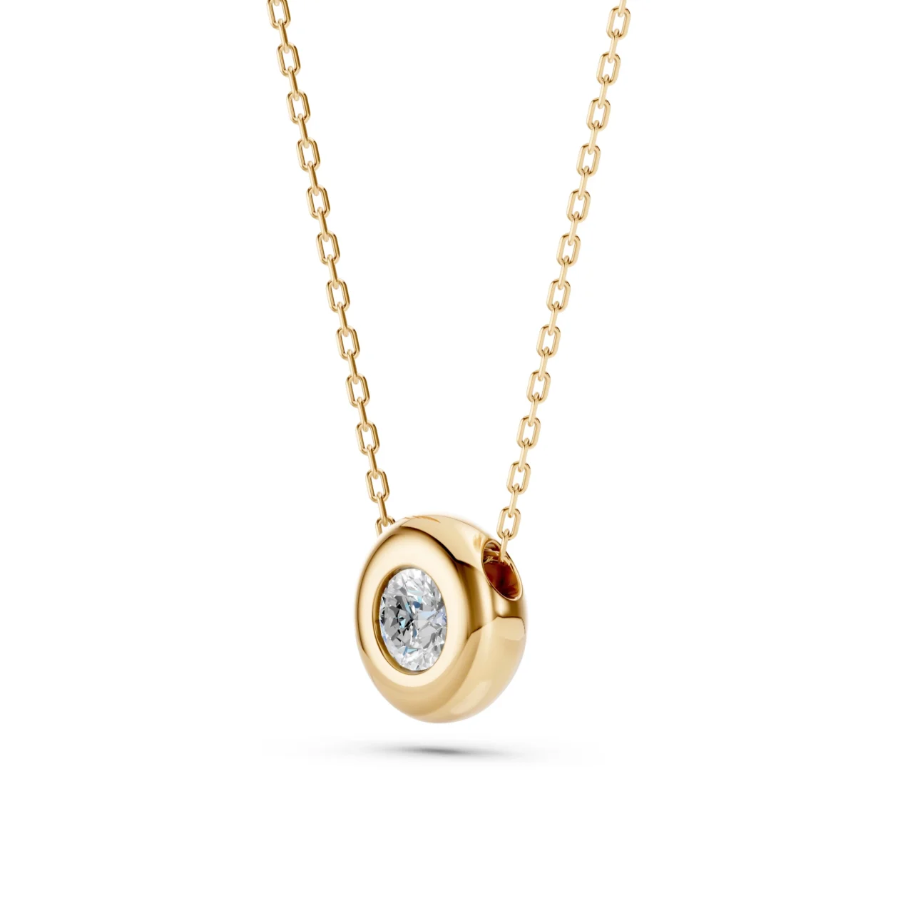 Кольє Солітер 0.15ct — фото 5