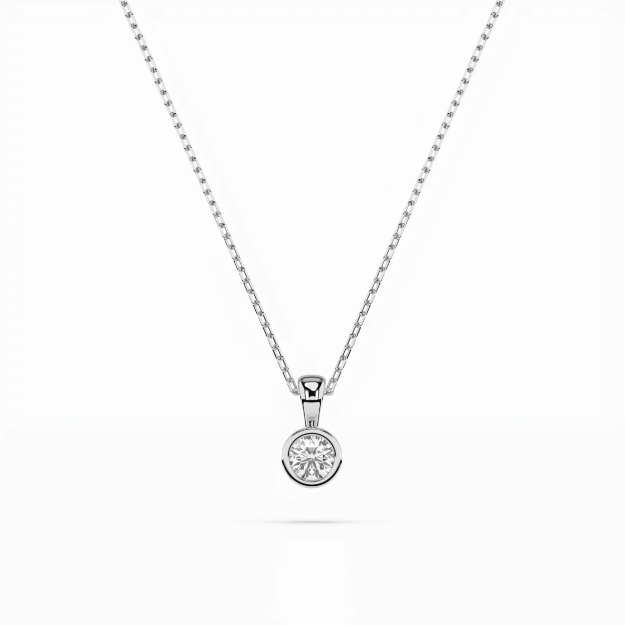 Кольє Солітер 0.10ct