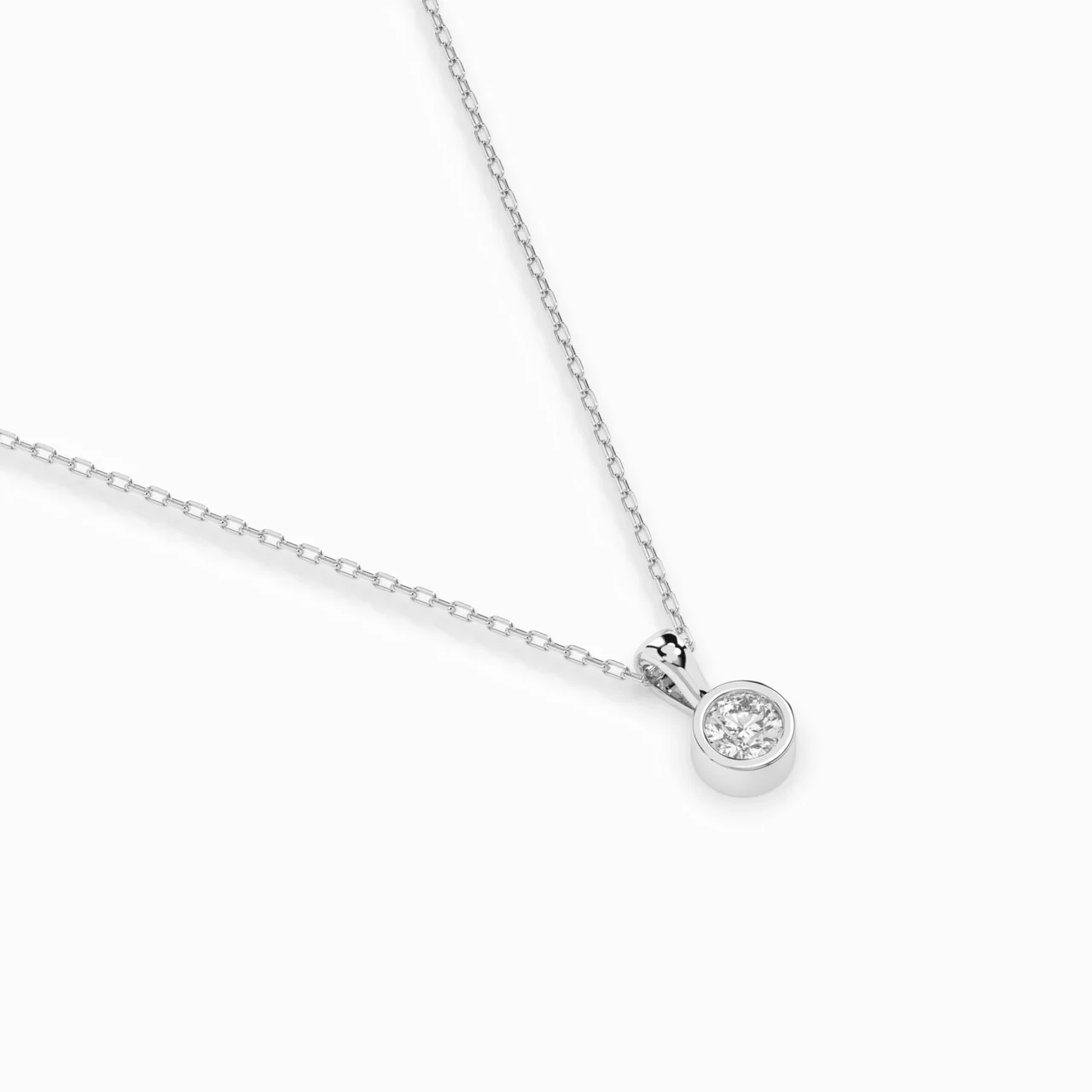 Кольє Солітер 0.10ct — фото 3