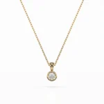 Кольє Солітер 0.10ct — фото 4