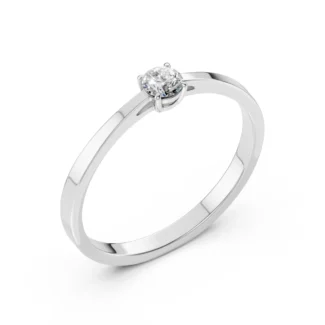 Каблучка Солітер 0.15ct