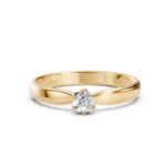 Каблучка Солітер (6) 0.15ct — фото 6