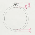 Каблучка Солітер (6) 0.15ct — фото 11