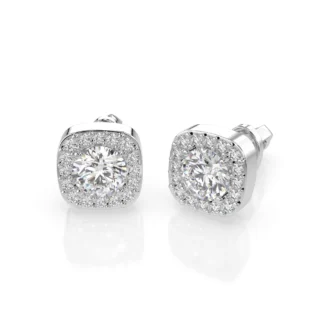 Сережки з діамантами 1ct