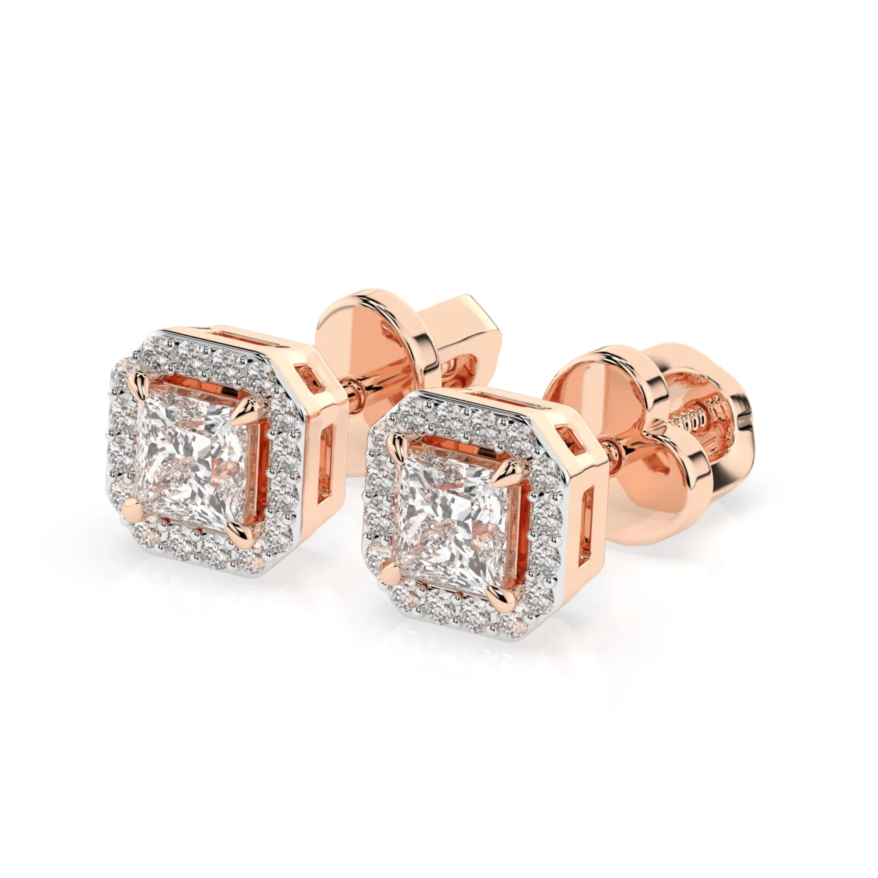 Сережки з діамантами 0.5ct — фото 9