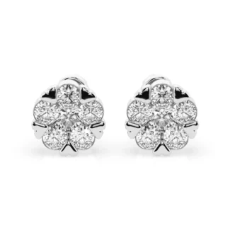 Сережки з діамантами 0.73ct