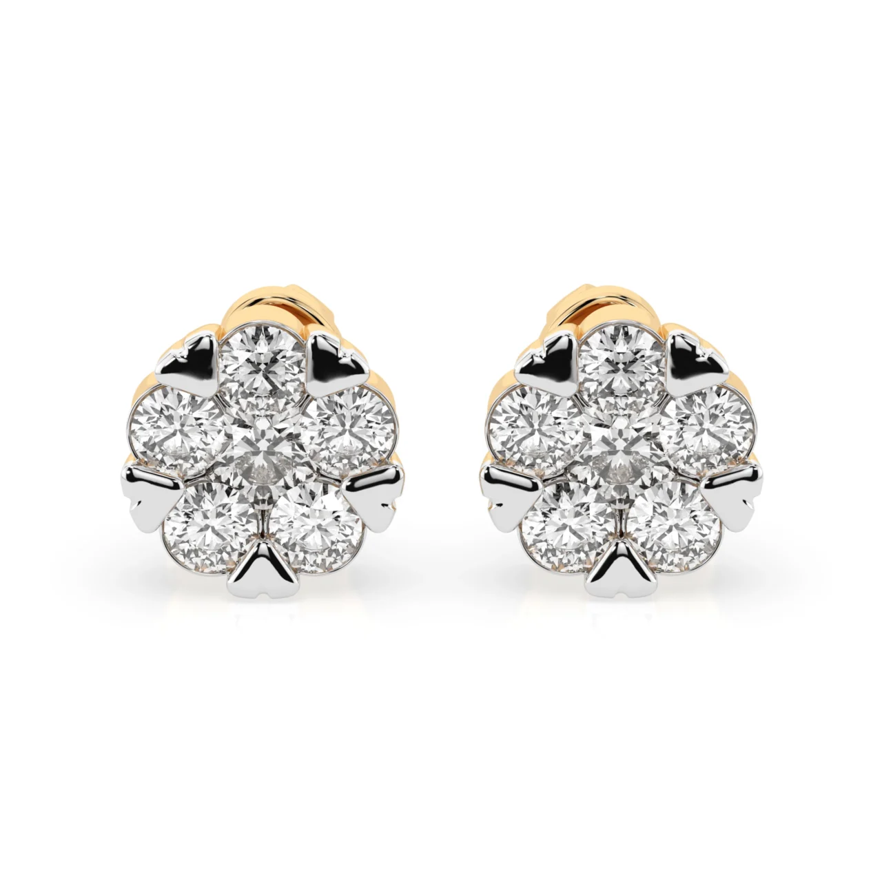 Сережки з діамантами 0.73ct — фото 4