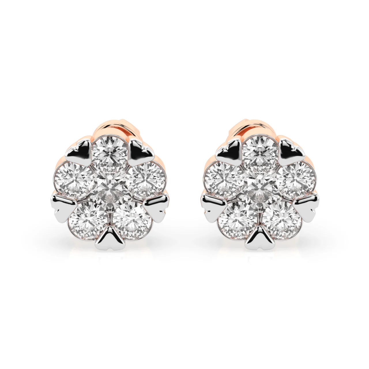 Сережки з діамантами 0.73ct — фото 7