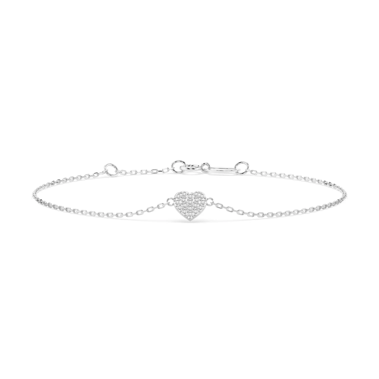 Браслет золотий з діамантами 0.09ct