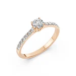 Каблучка Солітер Вічність 0.4 ct — фото 6