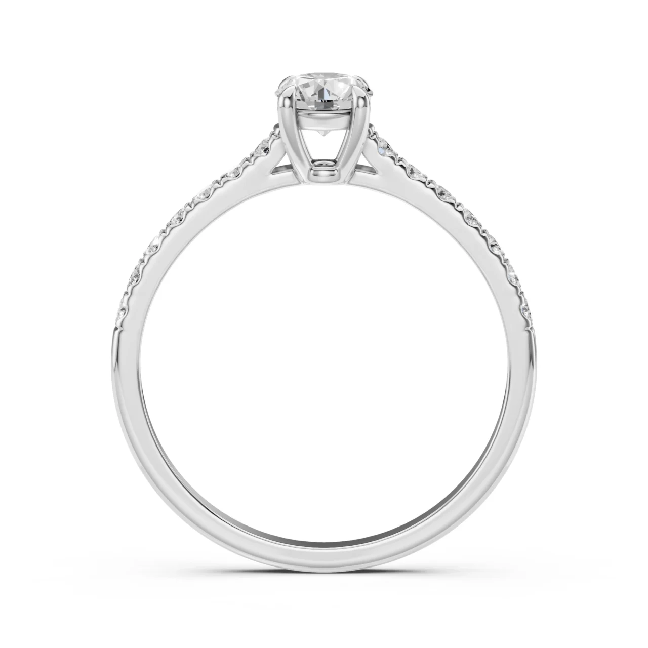 Каблучка Солітер Вічність 0.5 ct 1 Каблучка Солітер Вічність 0.5 ct
