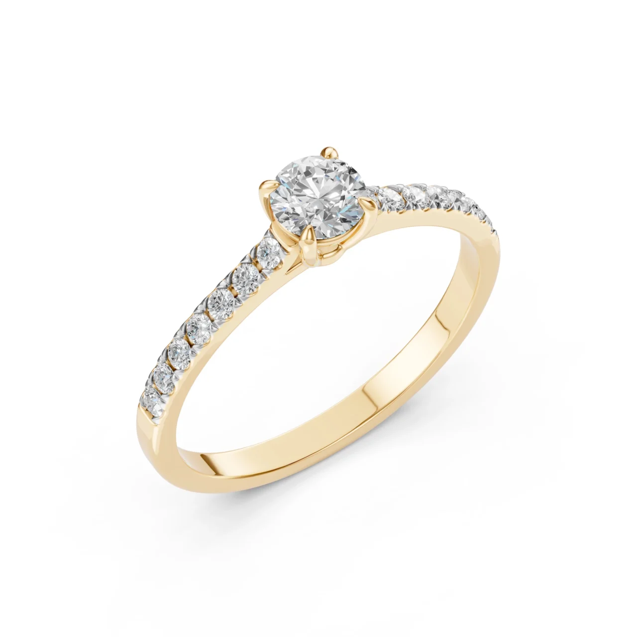 Каблучка Солітер Вічність 0.5 ct 3 Каблучка Солітер Вічність 0.5 ct — фото 3