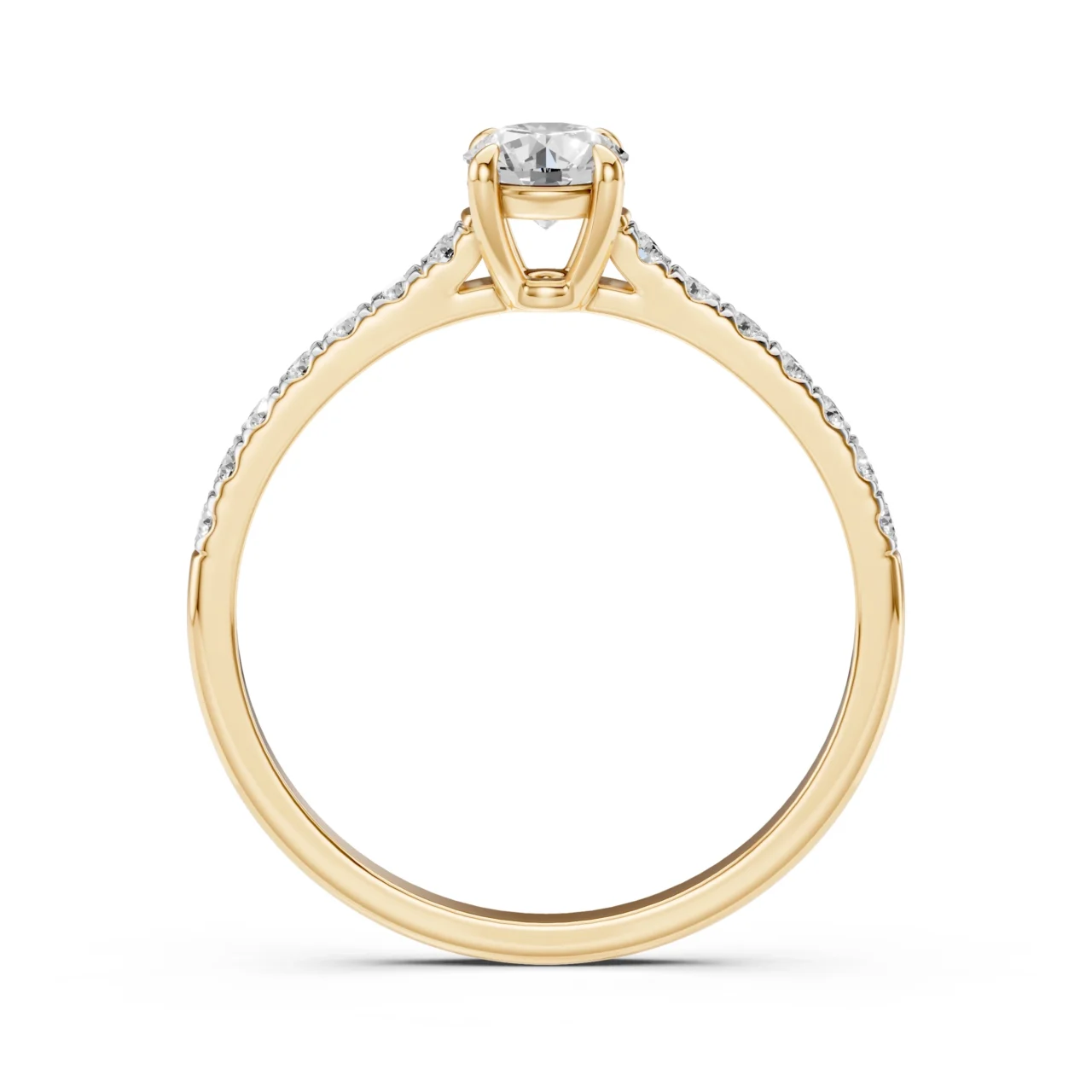 Каблучка Солітер Вічність 0.5 ct 4 Каблучка Солітер Вічність 0.5 ct — фото 4