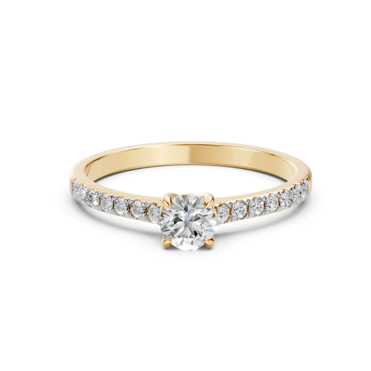 Каблучка Солітер Вічність 0.5 ct 5 Каблучка Солітер Вічність 0.5 ct — фото 5