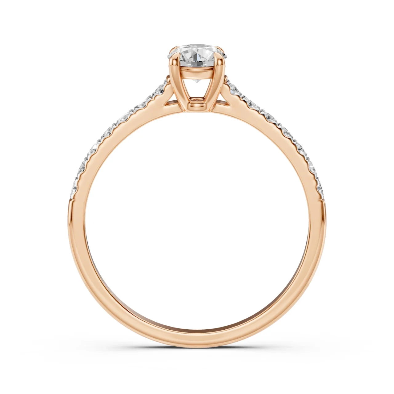 Каблучка Солітер Вічність 0.5 ct 7 Каблучка Солітер Вічність 0.5 ct — фото 7