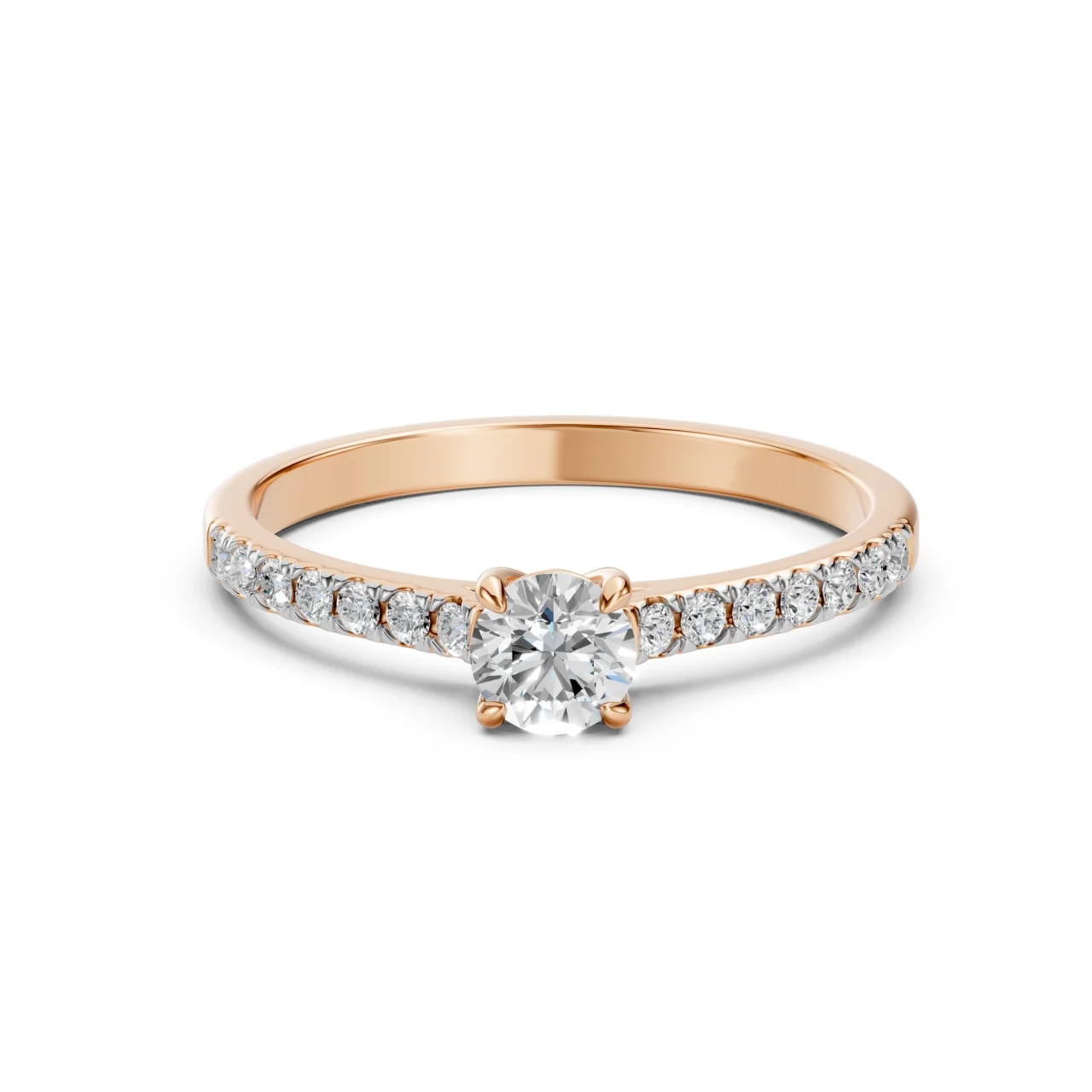 Каблучка Солітер Вічність 0.5 ct 8 Каблучка Солітер Вічність 0.5 ct — фото 8
