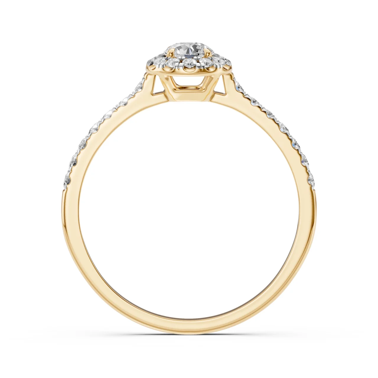 Каблучка Солітер Вічність 0.2 ct 4 Каблучка Солітер Вічність 0.2 ct — фото 4