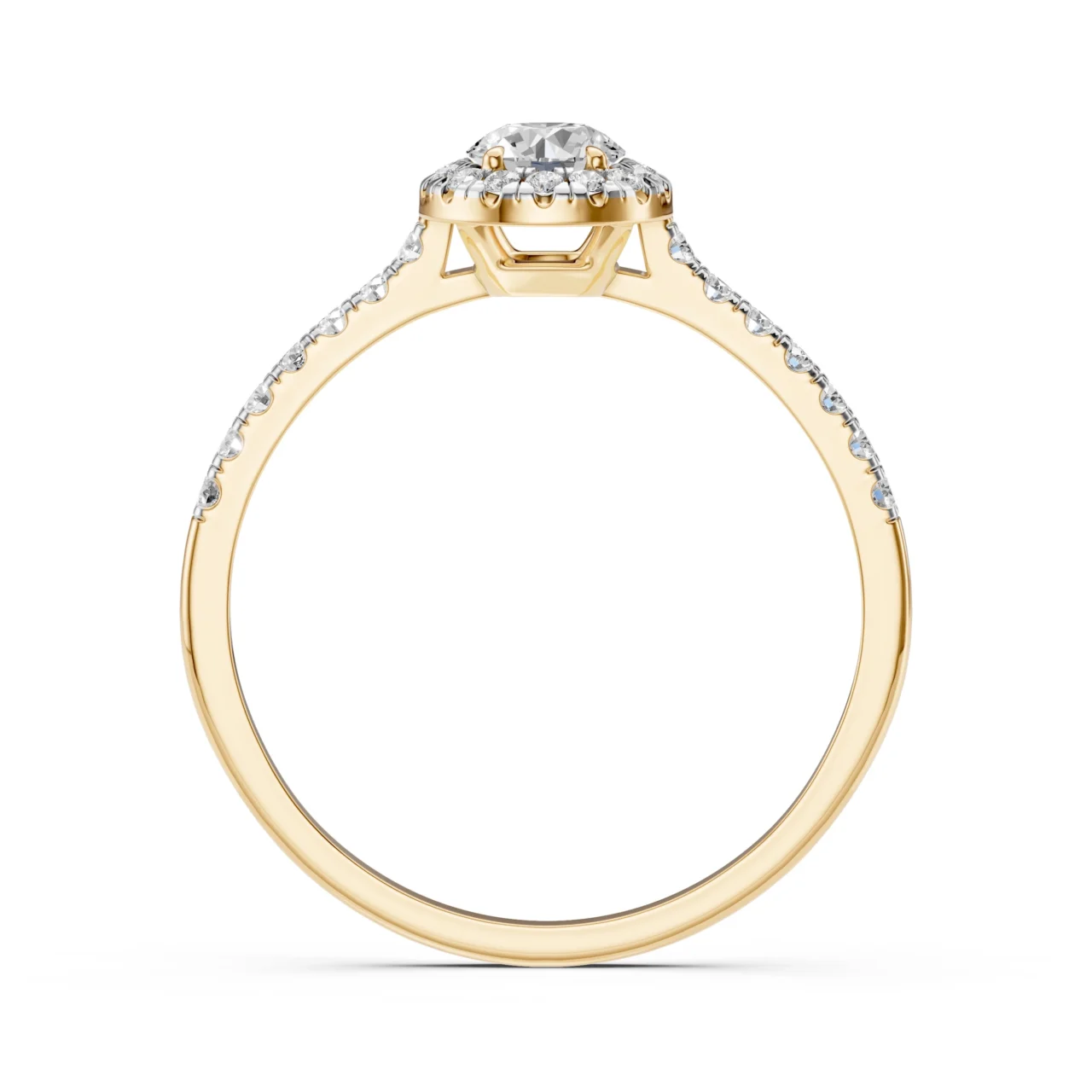 Каблучка Солітер Вічність 0.35 ct 4 Каблучка Солітер Вічність 0.35 ct — фото 4