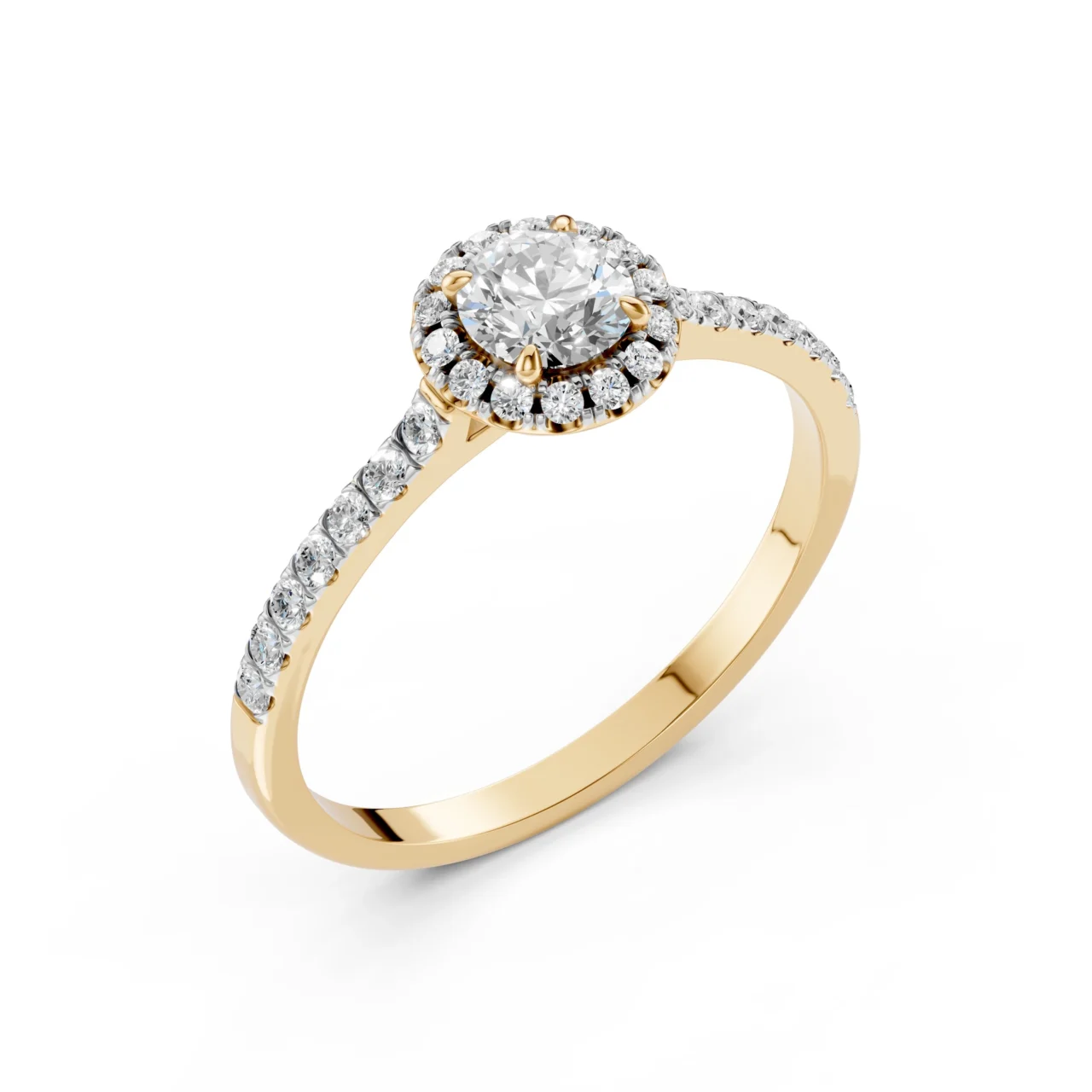 Каблучка Солітер Вічність 0.5 ct 3 Каблучка Солітер Вічність 0.5 ct — фото 3