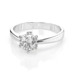 Каблучка Солітер 0.4 ct — фото 2