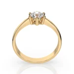 Каблучка Солітер 0.4 ct — фото 4