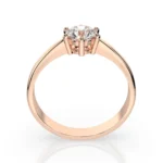 Каблучка Солітер 0.4 ct — фото 7