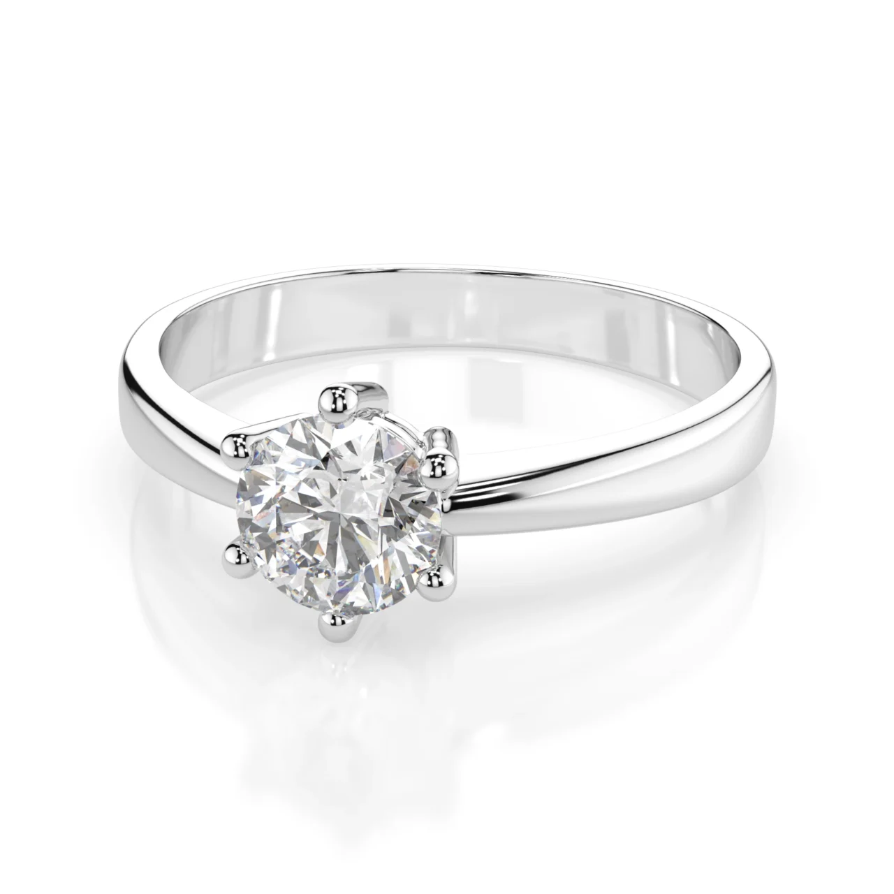 Каблучка Солітер 0.5 ct — фото 2
