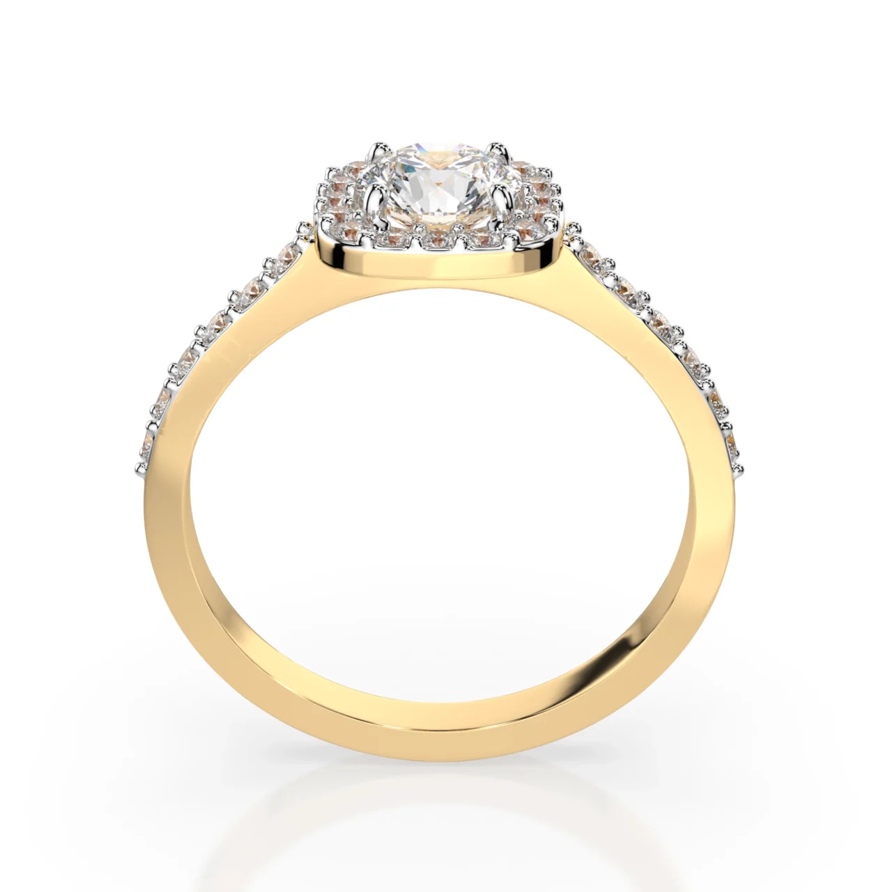 Каблучка Солітер Вічність 0.3 ct 4 Каблучка Солітер Вічність 0.3 ct — фото 4