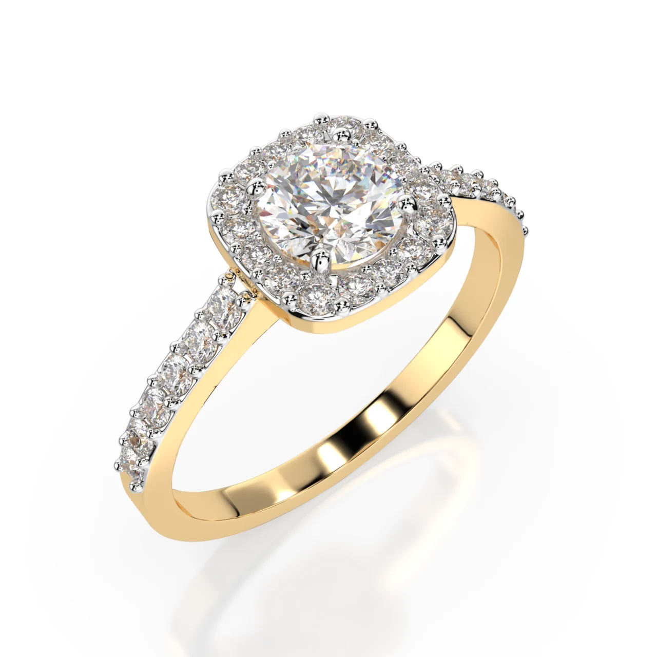 Каблучка Солітер Вічність 0.5 ct — фото 3