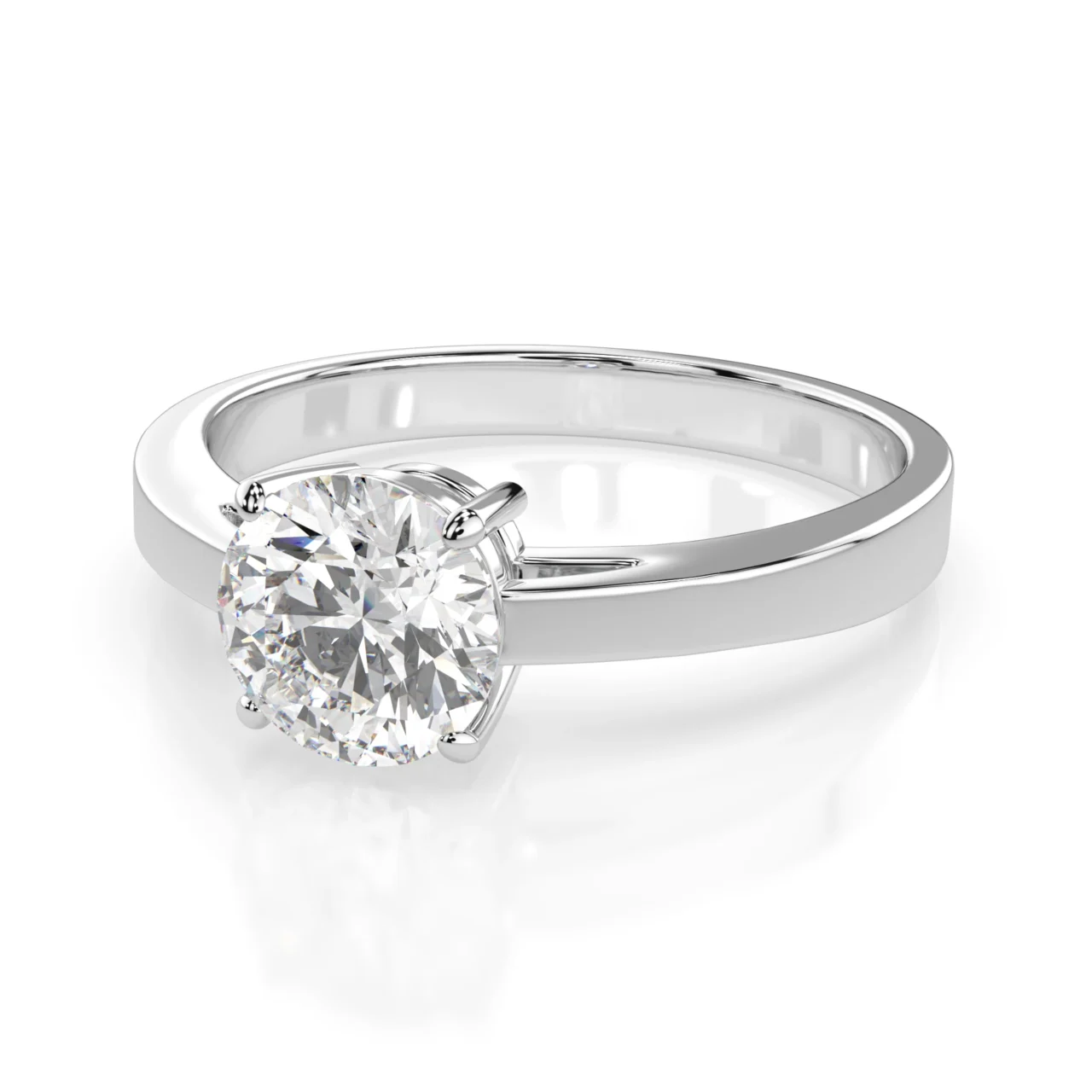 Каблучка Солітер 0.7 ct — фото 2